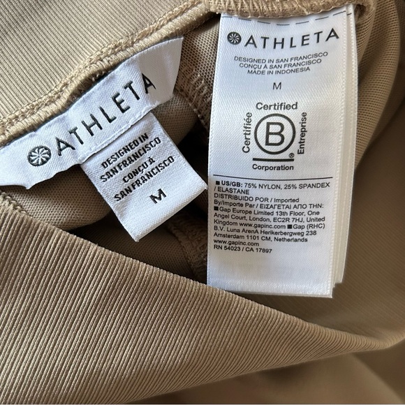 Athleta Venice Wide-Leg  Pants in Taupe Brown - Picture 7 of 7